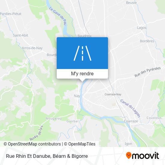 Rue Rhin Et Danube plan
