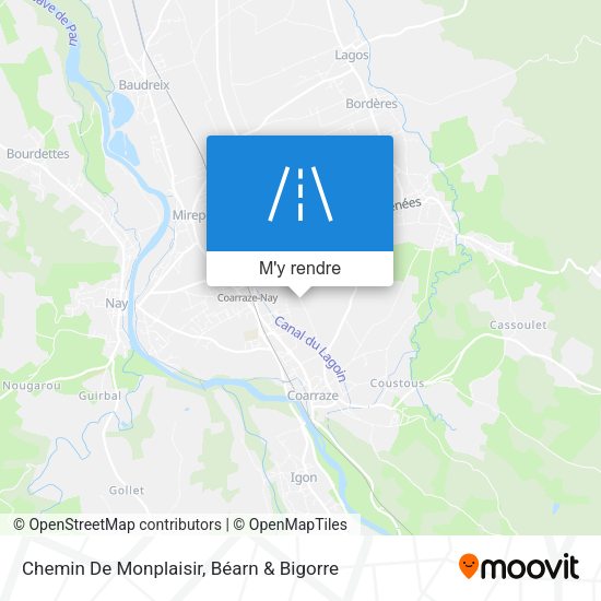 Chemin De Monplaisir plan