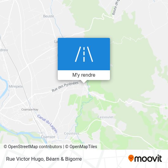 Rue Victor Hugo plan