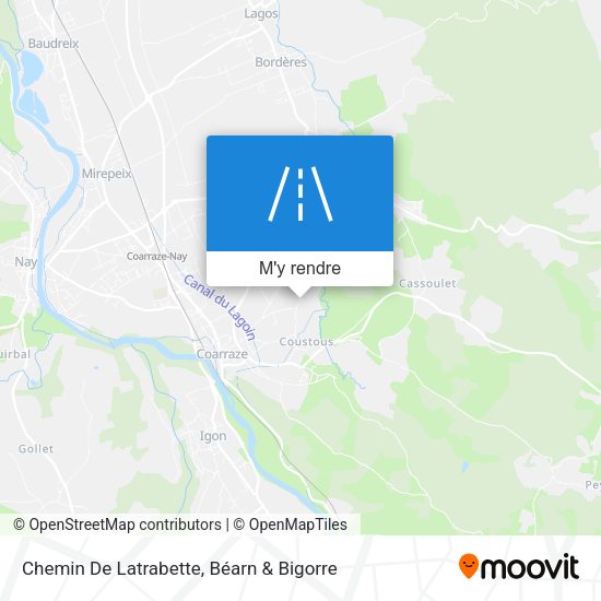 Chemin De Latrabette plan