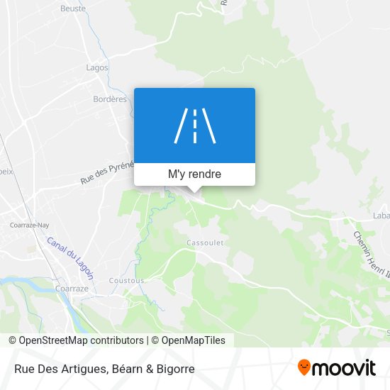 Rue Des Artigues plan
