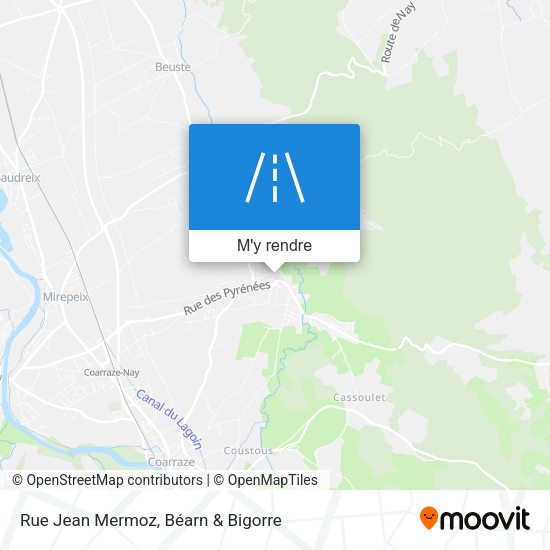 Rue Jean Mermoz plan
