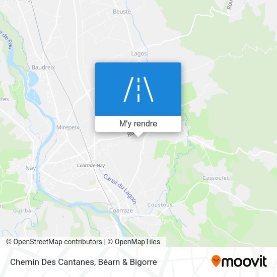 Chemin Des Cantanes plan