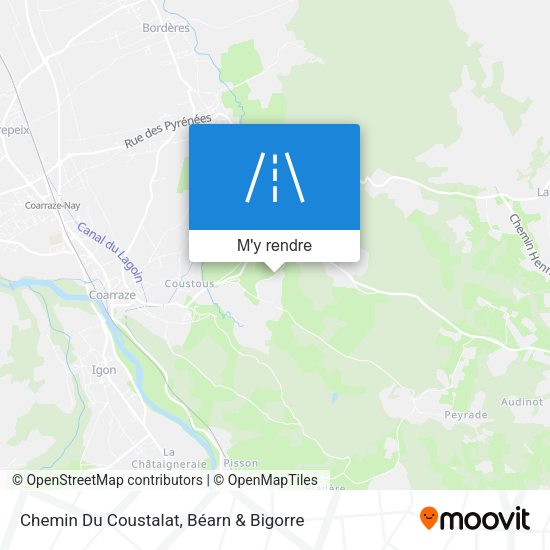 Chemin Du Coustalat plan