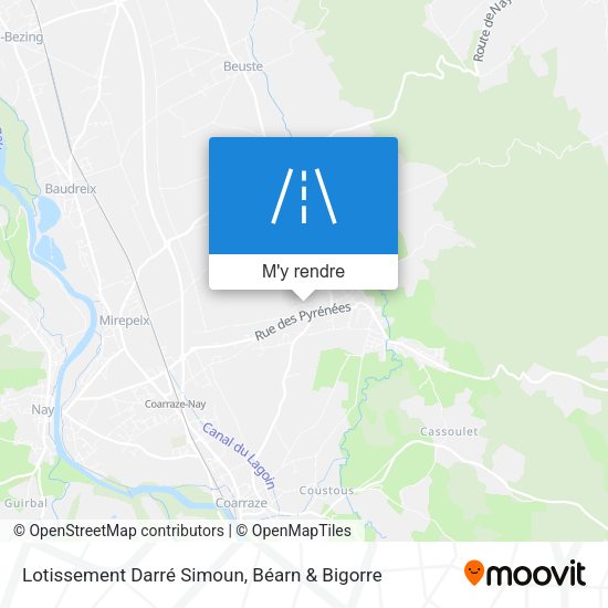 Lotissement Darré Simoun plan
