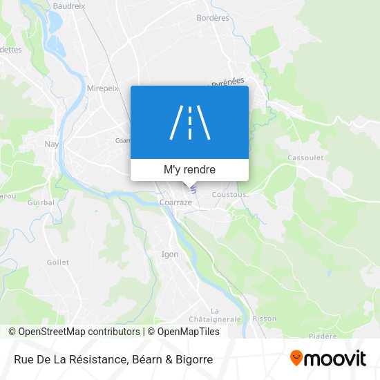 Rue De La Résistance plan