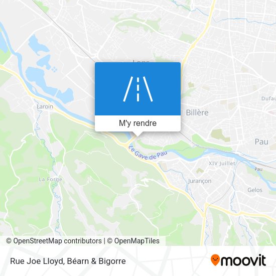 Rue Joe Lloyd plan