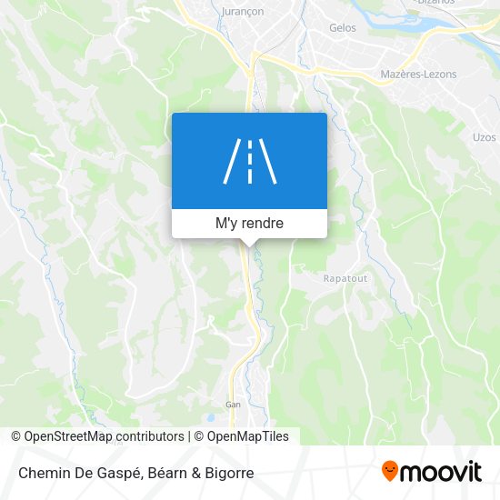 Chemin De Gaspé plan