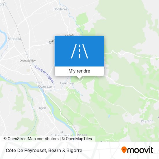 Côte De Peyrouset plan