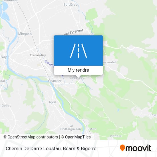 Chemin De Darre Loustau plan