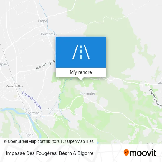 Impasse Des Fougères plan