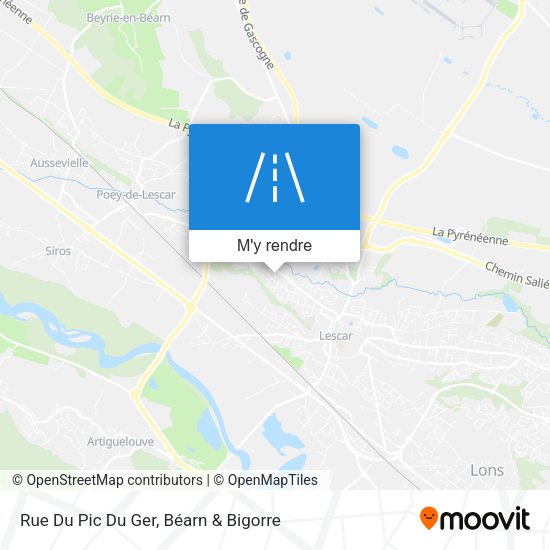 Rue Du Pic Du Ger plan