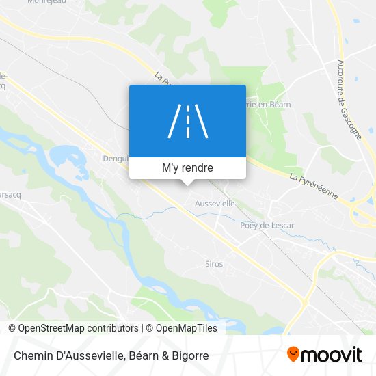 Chemin D'Aussevielle plan