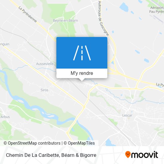 Chemin De La Caribette plan