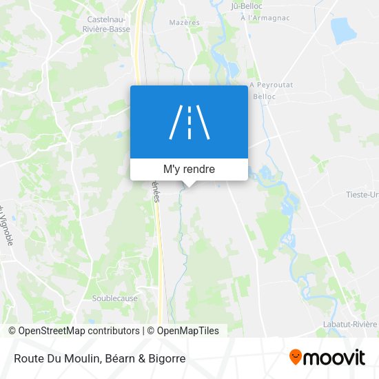 Route Du Moulin plan