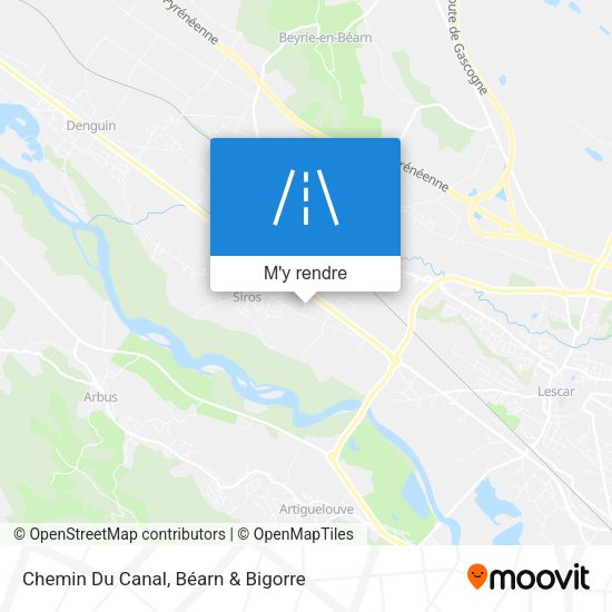 Chemin Du Canal plan