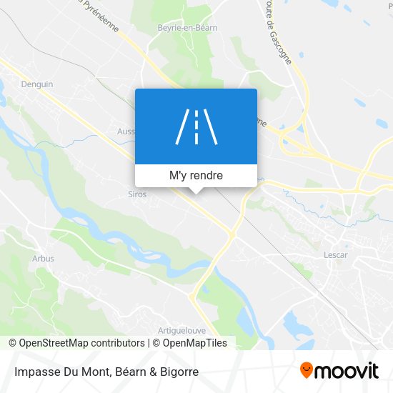 Impasse Du Mont plan