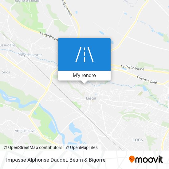 Impasse Alphonse Daudet plan