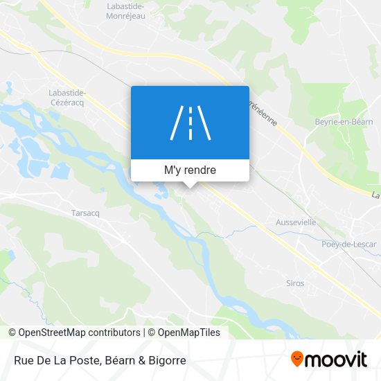 Rue De La Poste plan