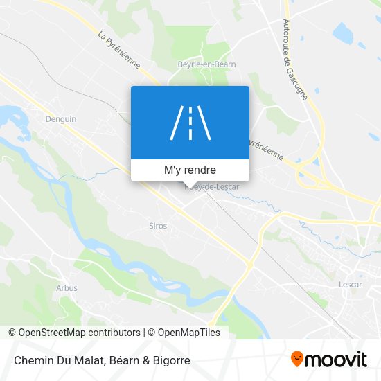 Chemin Du Malat plan