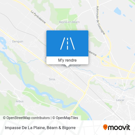 Impasse De La Plaine plan