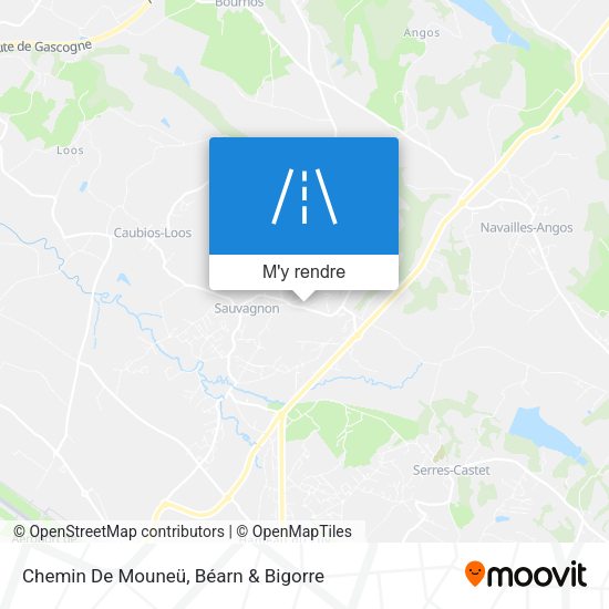 Chemin De Mouneü plan