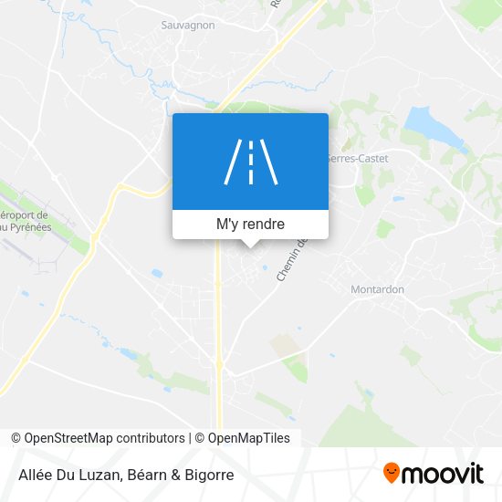 Allée Du Luzan plan