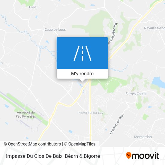 Impasse Du Clos De Baix plan