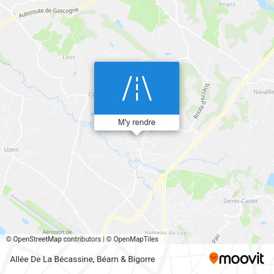 Allée De La Bécassine plan