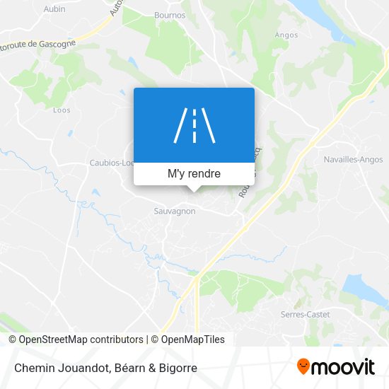 Chemin Jouandot plan