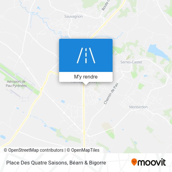 Place Des Quatre Saisons plan