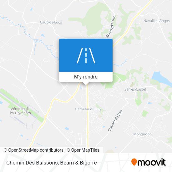 Chemin Des Buissons plan