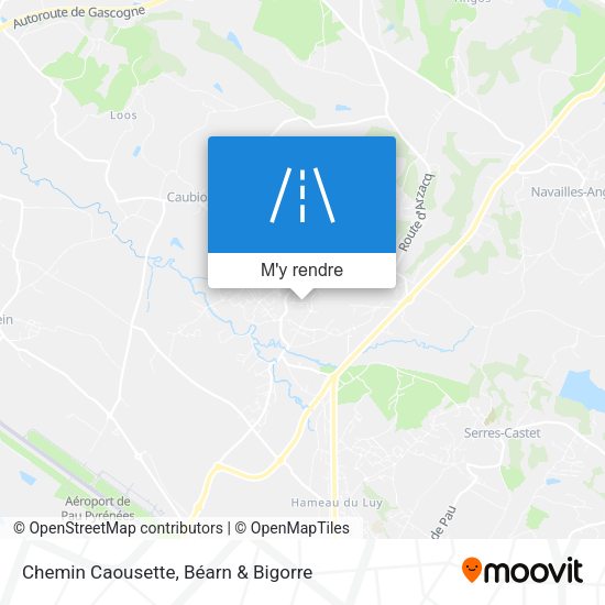Chemin Caousette plan