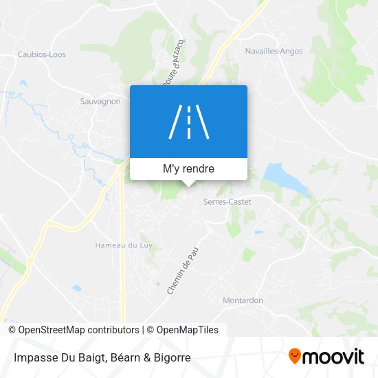 Impasse Du Baigt plan