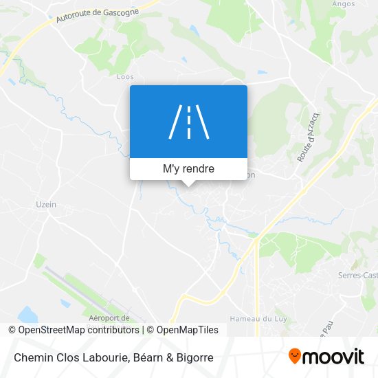Chemin Clos Labourie plan