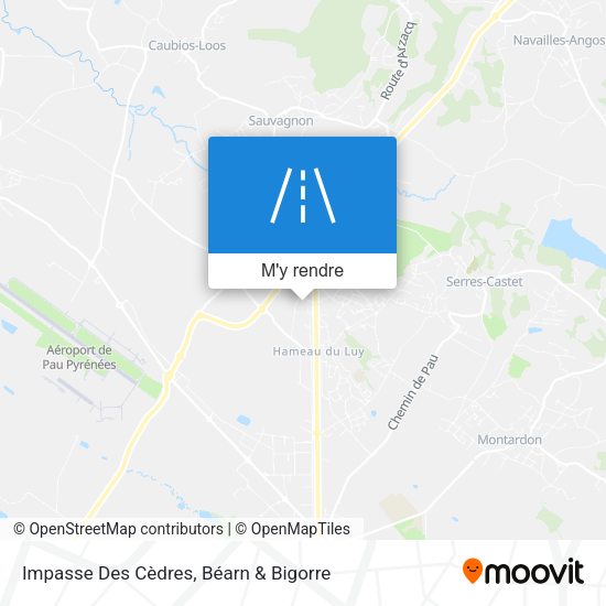Impasse Des Cèdres plan