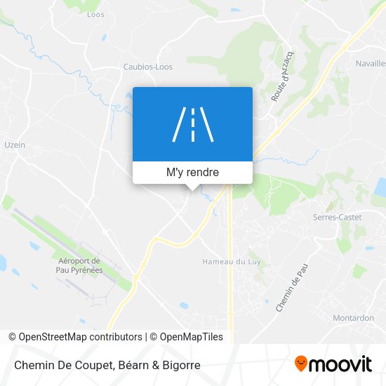 Chemin De Coupet plan