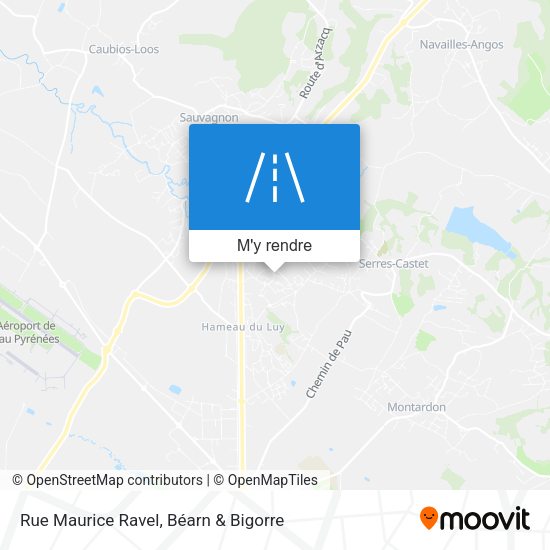 Rue Maurice Ravel plan