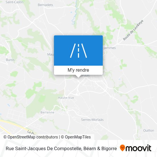 Rue Saint-Jacques De Compostelle plan