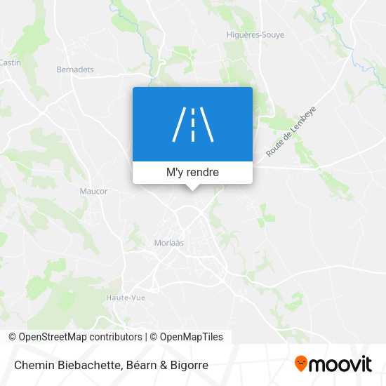Chemin Biebachette plan