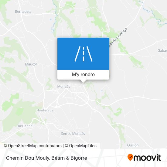 Chemin Dou Mouly plan
