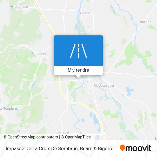 Impasse De La Croix De Sombrun plan