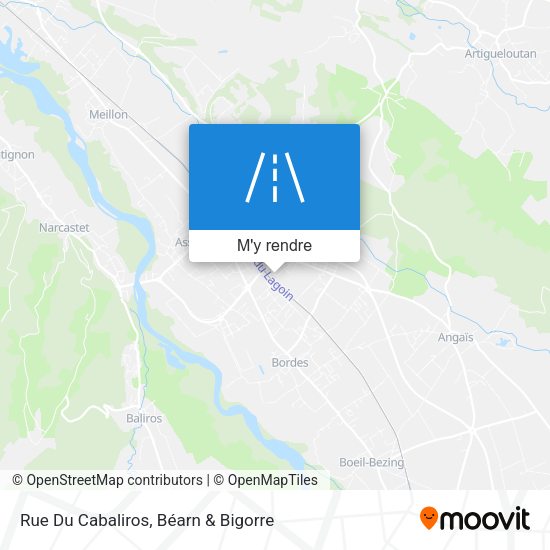 Rue Du Cabaliros plan