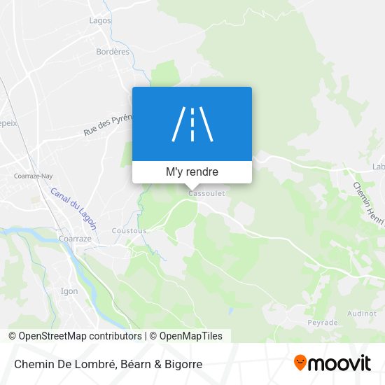 Chemin De Lombré plan