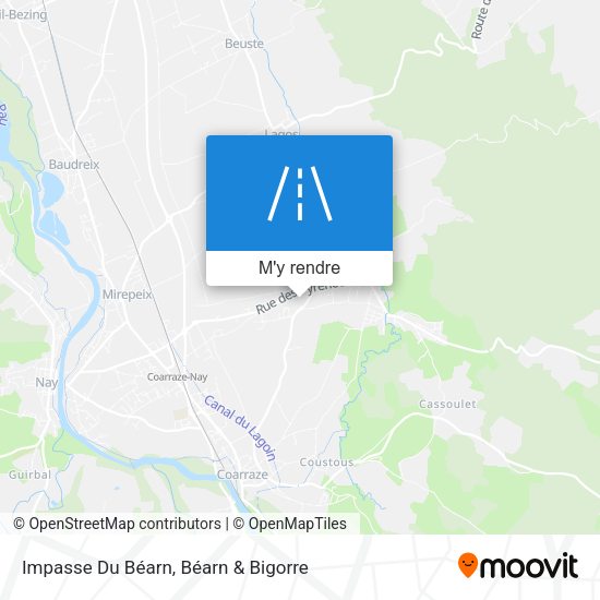 Impasse Du Béarn plan