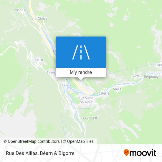 Rue Des Aillas plan