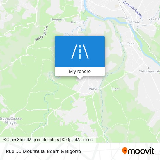 Rue Du Mounbula plan