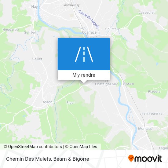 Chemin Des Mulets plan