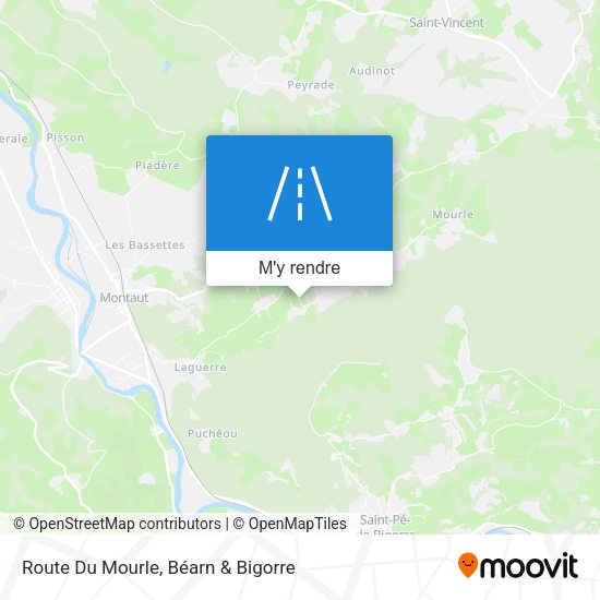 Route Du Mourle plan