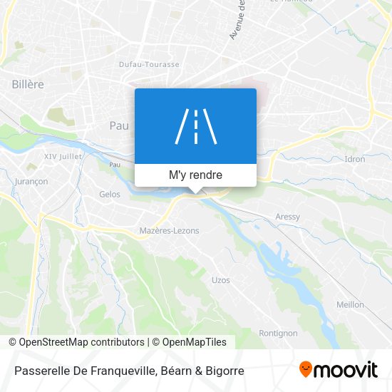 Passerelle De Franqueville plan